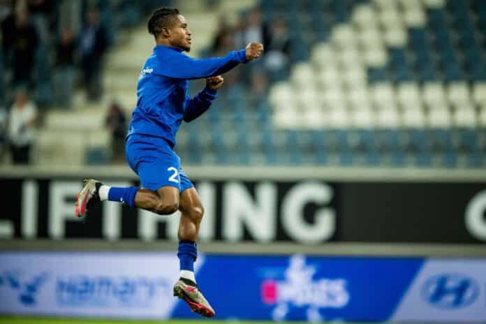 Kane's Spurs replacement Gift Orban already has two European hat-tricks Gift Orban celebrates scoring against Pogon