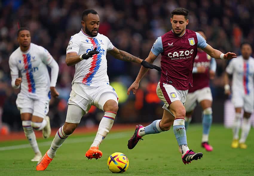 Aston Villa vs Crystal Palace lineups, 3 predictions - Premier League 1 Jordan Ayew in action for Crystal Palace
