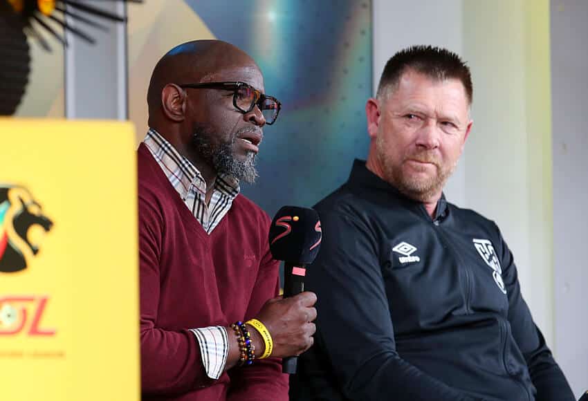 Steve Komphela weighs in on Mamelodi Sundowns tight roster 1 Steve Komphela, coach of Swallows
