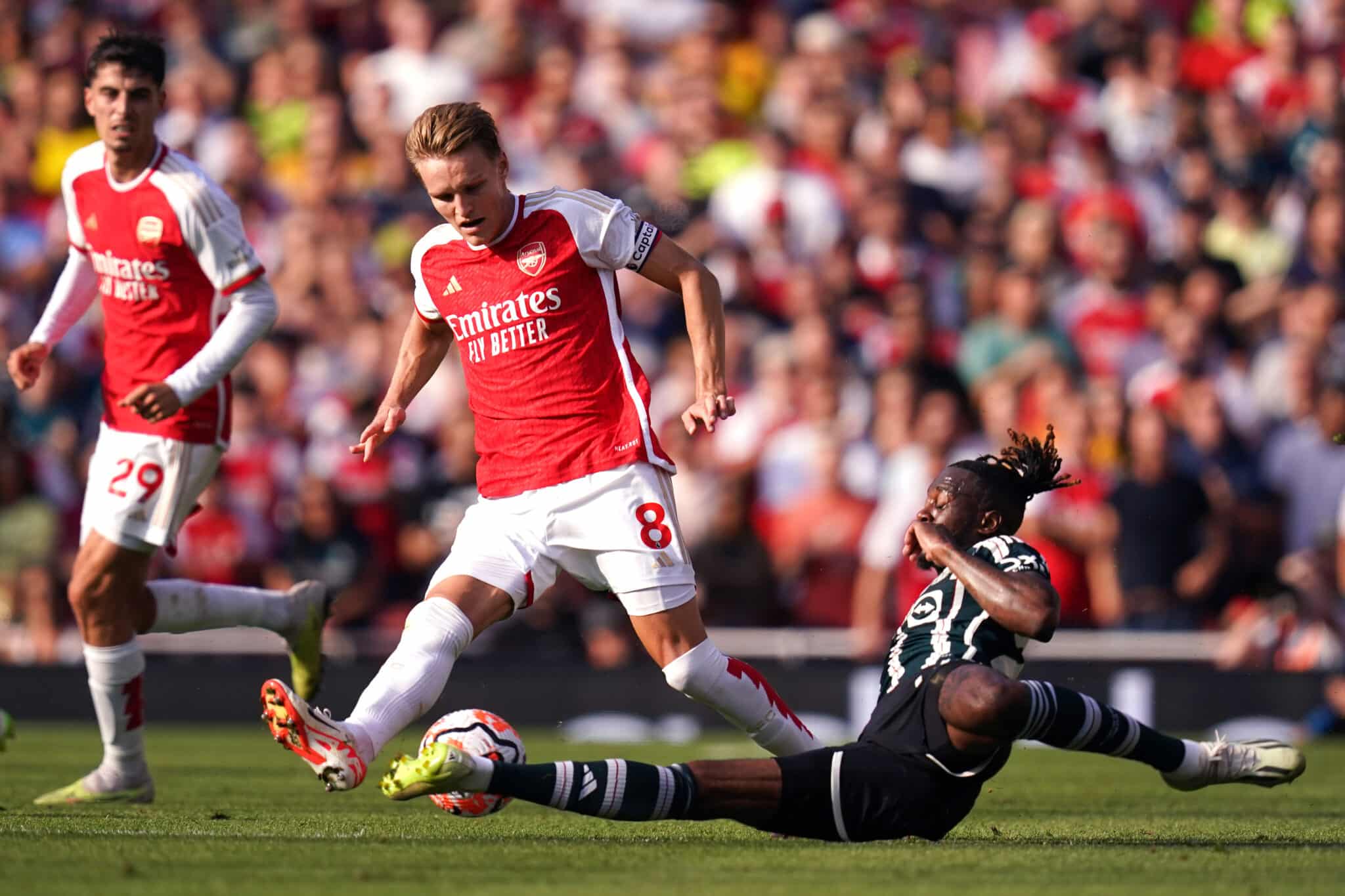 No Thomas Partey no problem for Arsenal - beat Manchester United 3-1 1 Arsenal beat Manchester United without Thomas Partey