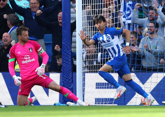 Mitoma double hands Brighton fifth league win of the season Mitoma scores for Brighton