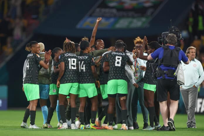 Five things we learnt from Super Falcons win over Australia Nigeria Super Falcons celebrate win over Australia