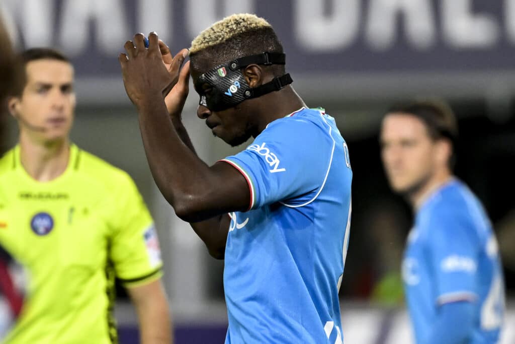 Nigerians can’t hold their anger as Osimhen faces racism at Napoli 1 Victor Osimhen of SSC Napoli looks dejected after failing a penalty kick