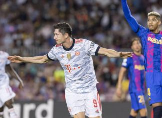 Lewandowski’s Double Helps Bayern Ease Past Barcelona Lewandoswki's Double Helps Bayern Ease Past Barcelona