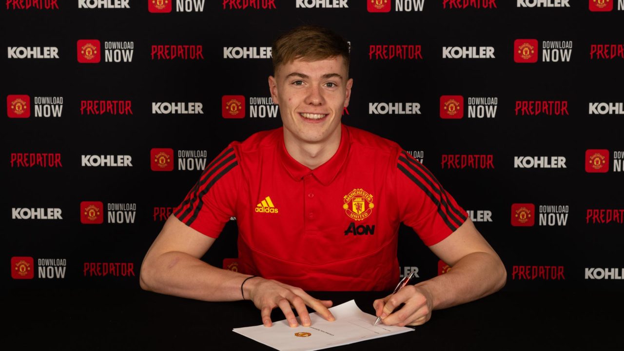 Man Utd Confirm Nathan Bishop Two-And-A-Half-Year Signing Man Utd Nathan Bishop Signing